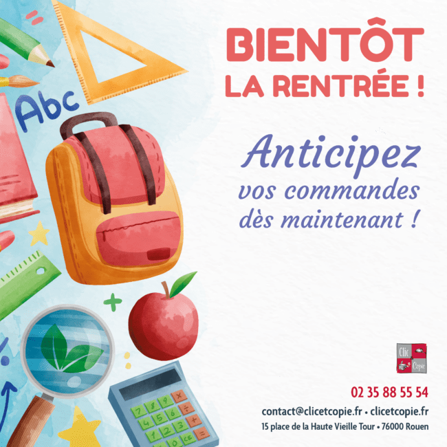 Bientôt la rentrée
