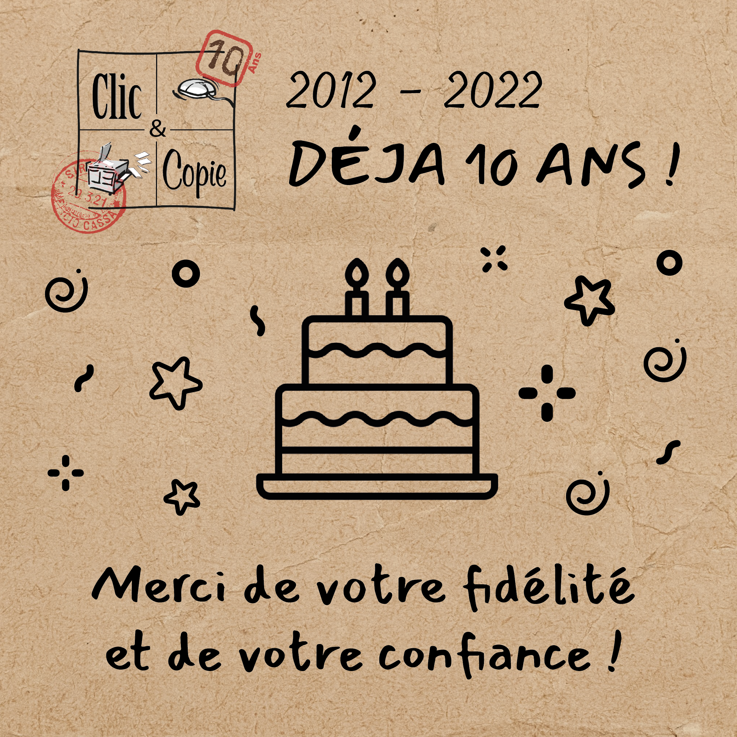 10 ans clic et copie